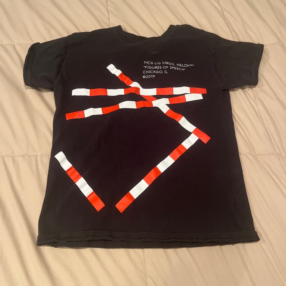 Virgil abloh figures of speech tee black size small